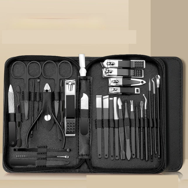 30-Piece Stainless Steel Nail Clipper Set, Nail Care Kit Set