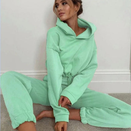 Women's 2 Piece Tracksuit Set – Hooded Sweatsuit Jogger Outfit, Casual Sportswear