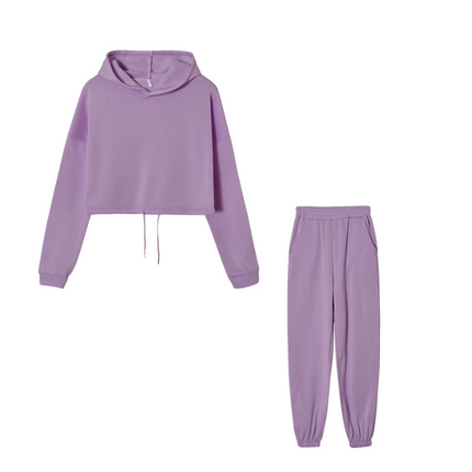 Women's 2 Piece Tracksuit Set – Hooded Sweatsuit Jogger Outfit, Casual Sportswear