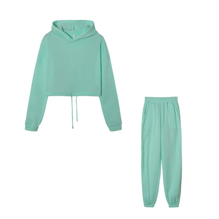 Women's 2 Piece Tracksuit Set – Hooded Sweatsuit Jogger Outfit, Casual Sportswear