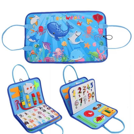 Children's Busy Dressing Buckle Learning Board