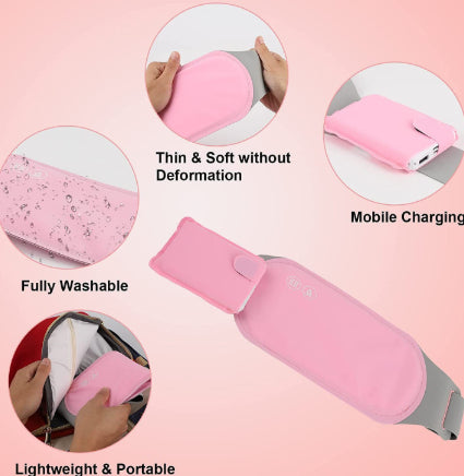 Intelligent Heating Vibration Massage Waist Belt