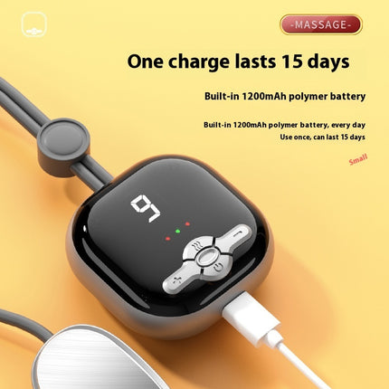 Mini Neck Massager Portable Hot Compress EMS Neck Massager