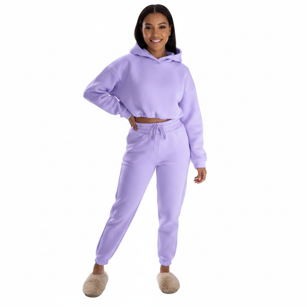 Lavender Tracksuit - Face Visible